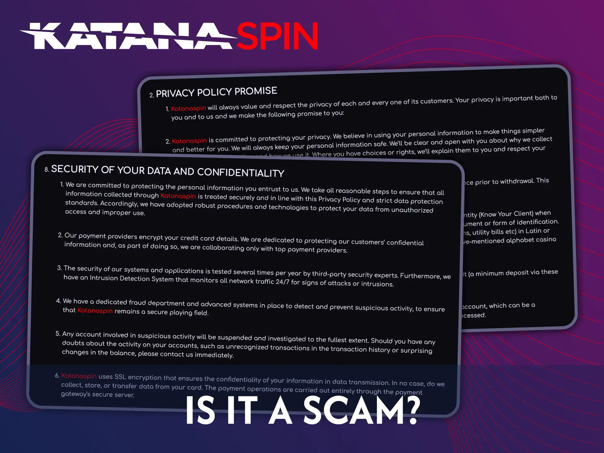 Katanaspin is a reliable and legal platform in United Kingdom.